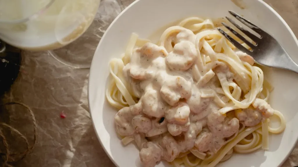 Chicken and Shrimp Alfredo