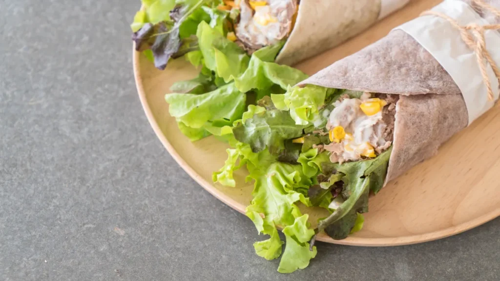 Chickpea “Tuna” Salad Wraps