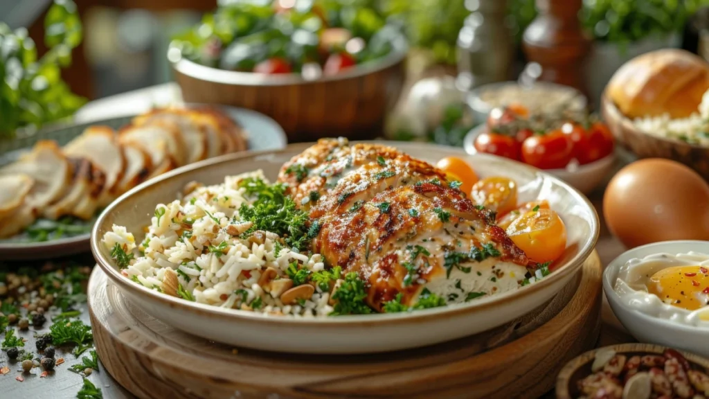 Cilantro Lime Chicken with Cauliflower Rice