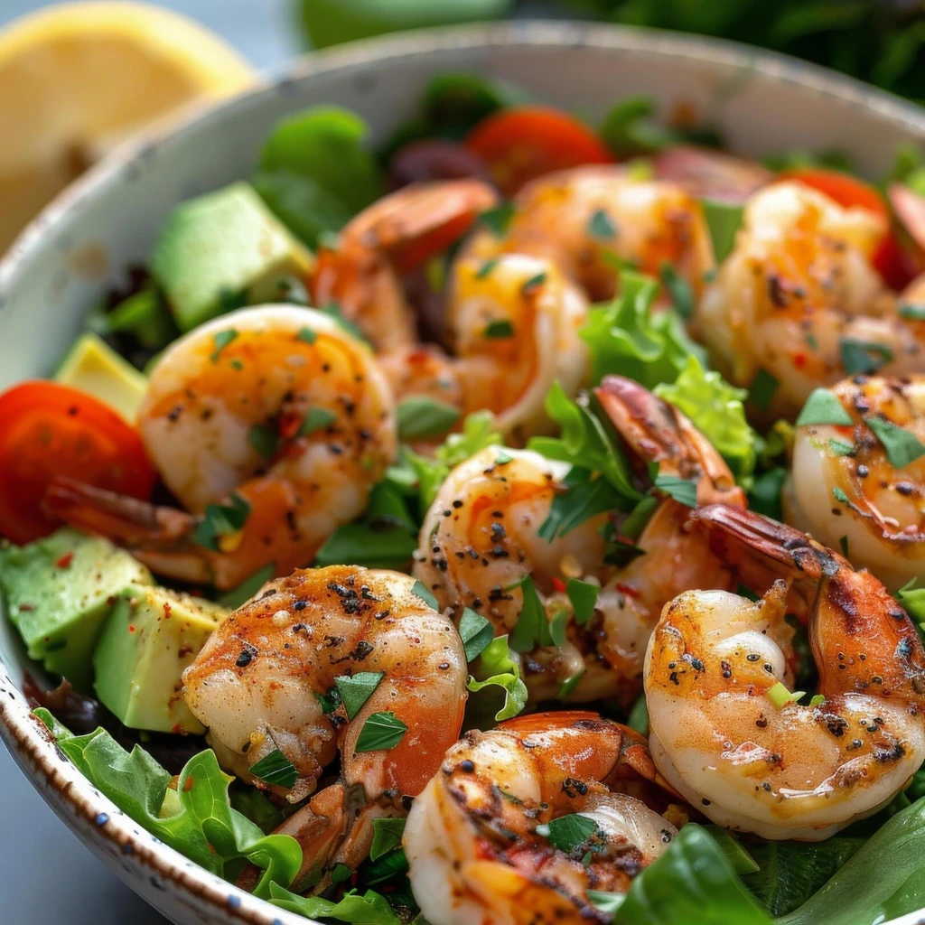 Mediterranean Chicken and Shrimp Bowls