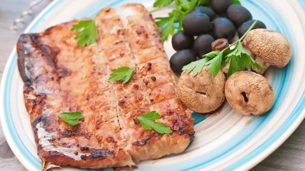 Mediterranean salmon recipe