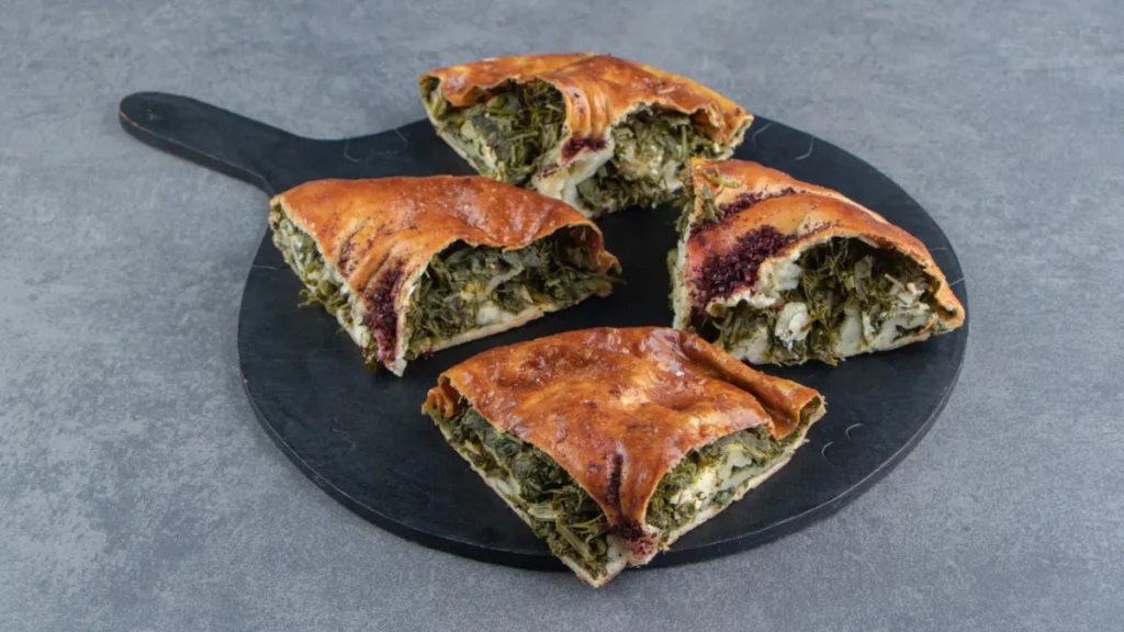 Spinach and Cheese Stuffed Puff Pastry Pockets