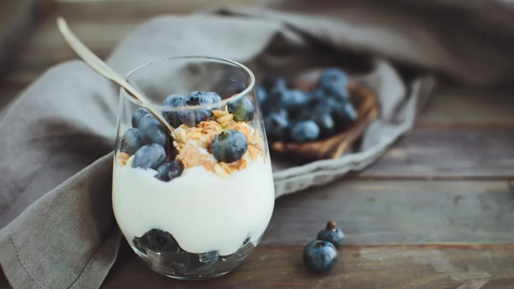 Whipped Cottage Cheese Dessert with Berries