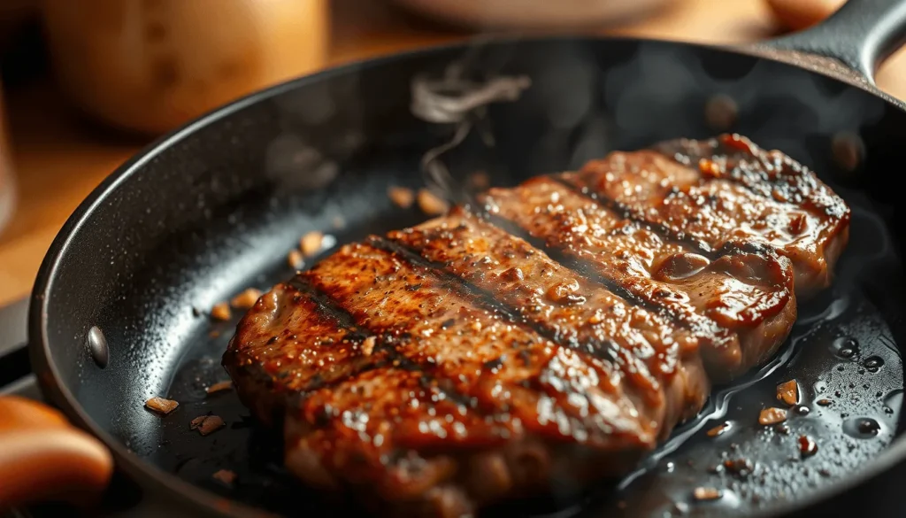 Chipotle Steak on skillet